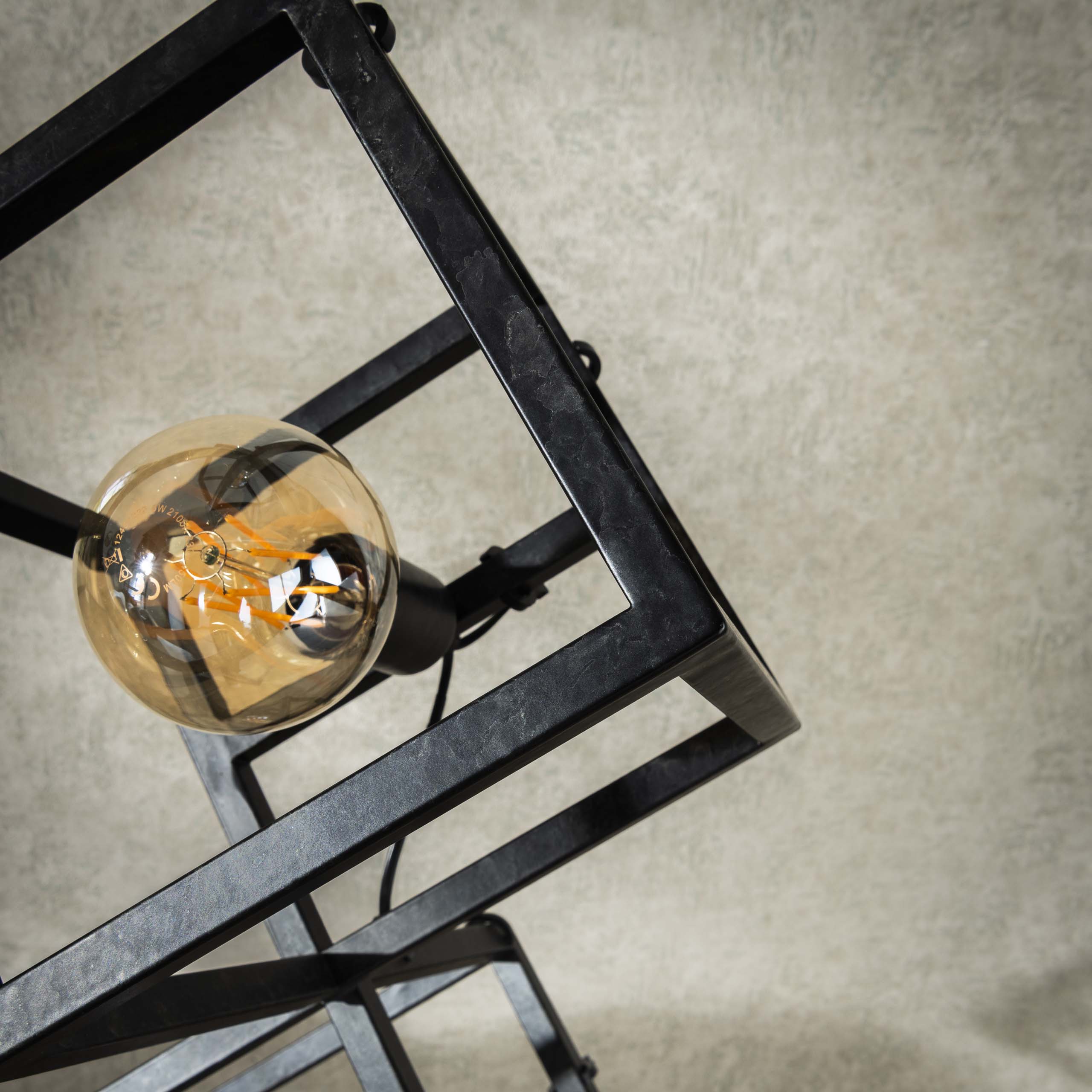 Golvlampa Cube 4-light - Charcoal