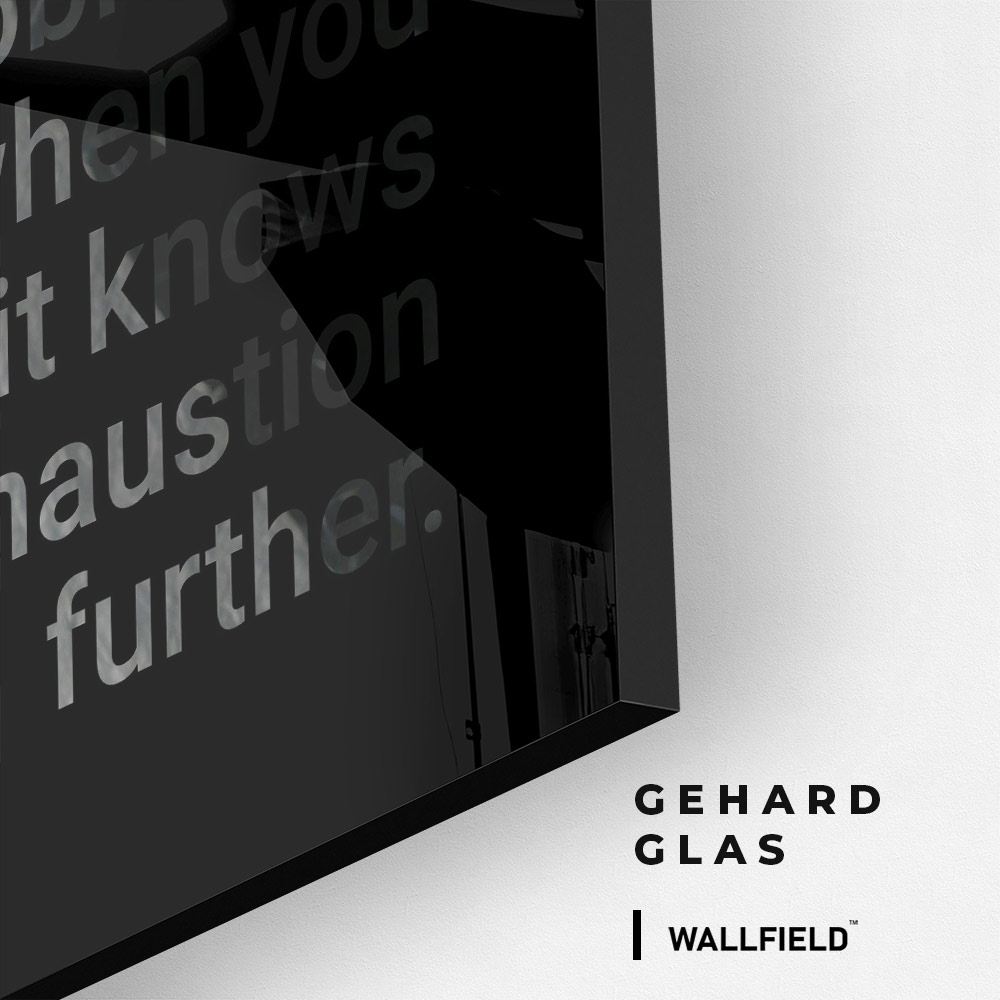 I Create my own Path - Glas