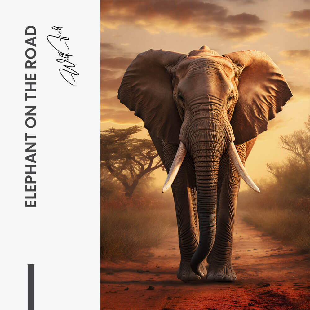 Elephant On The Road - Glas