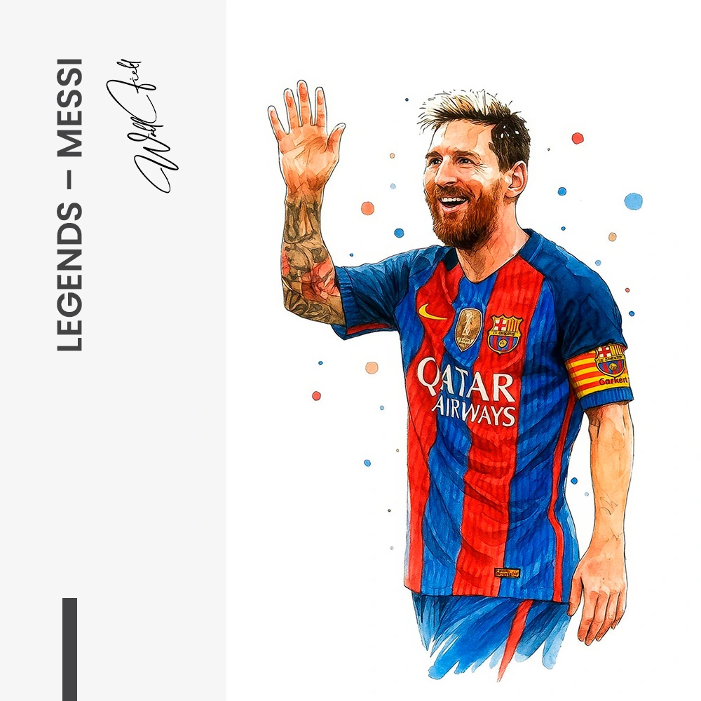 Legends – Messi – Glass