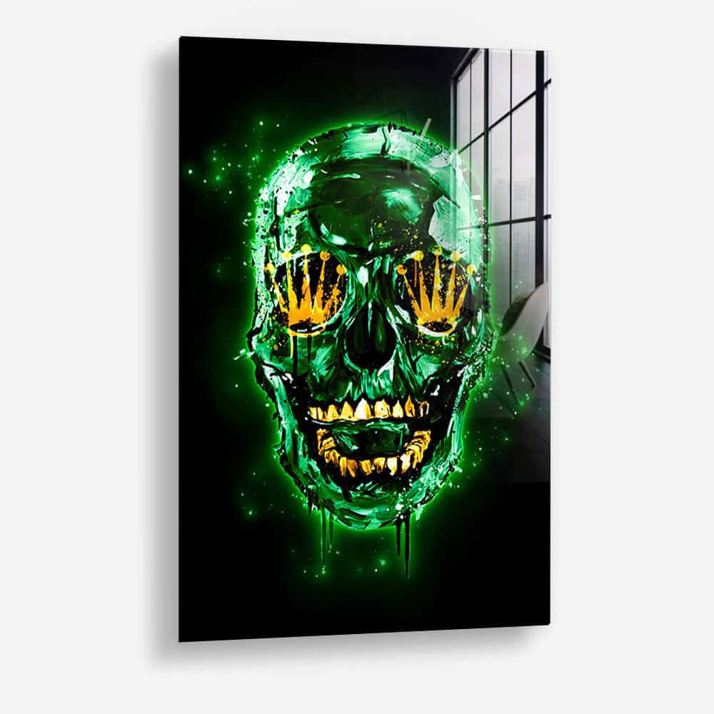 Green Skull (Limited Edition) - Glas