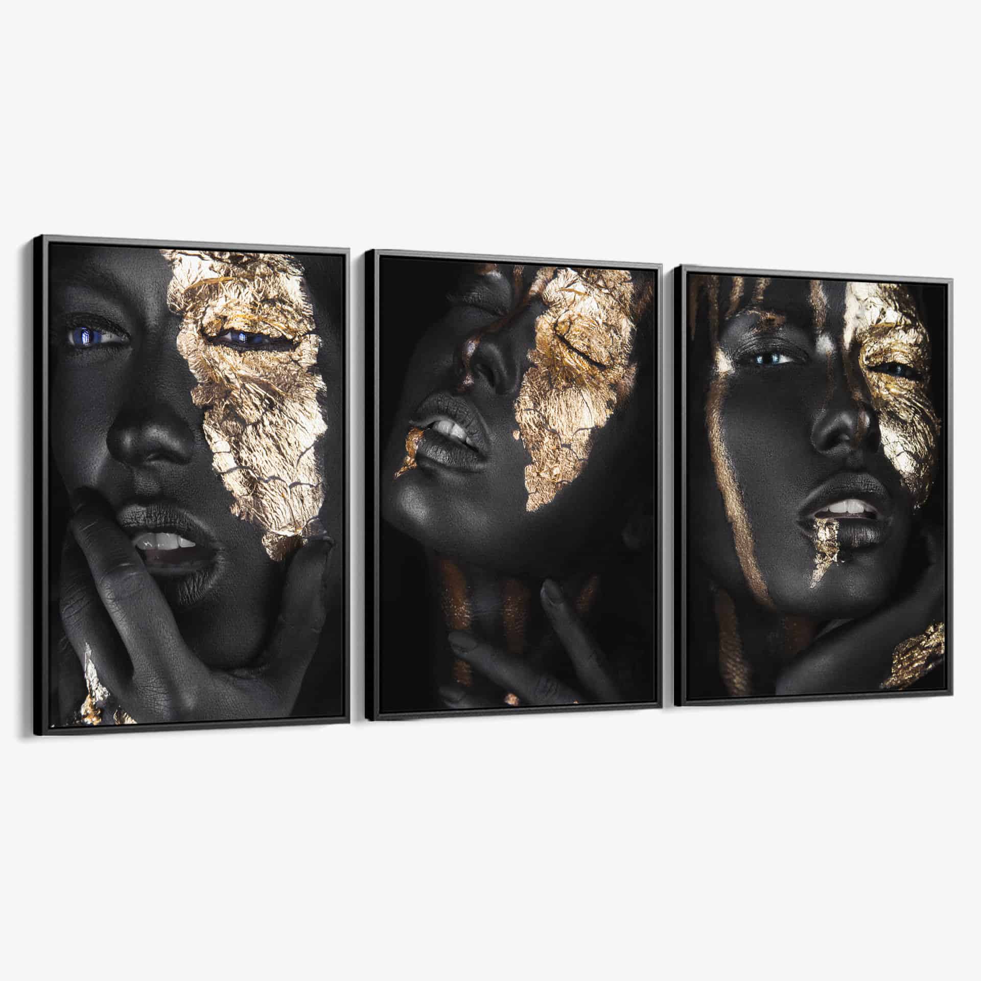 Bundle: "Golden Faces" (3x)