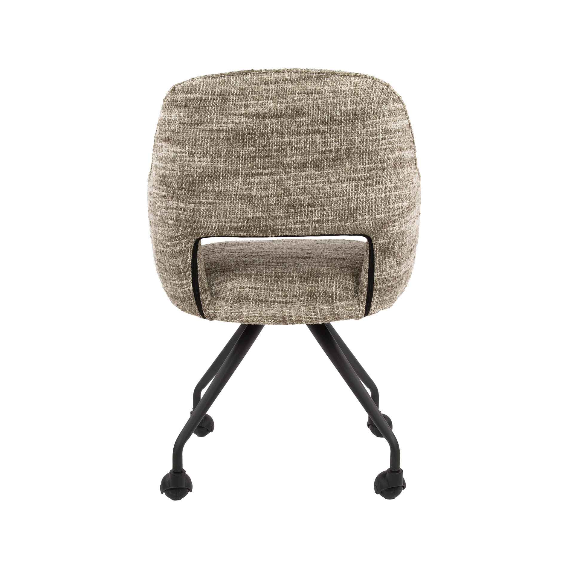 Fåtölj fjäderhjul VPE2 / Eagle sand färg