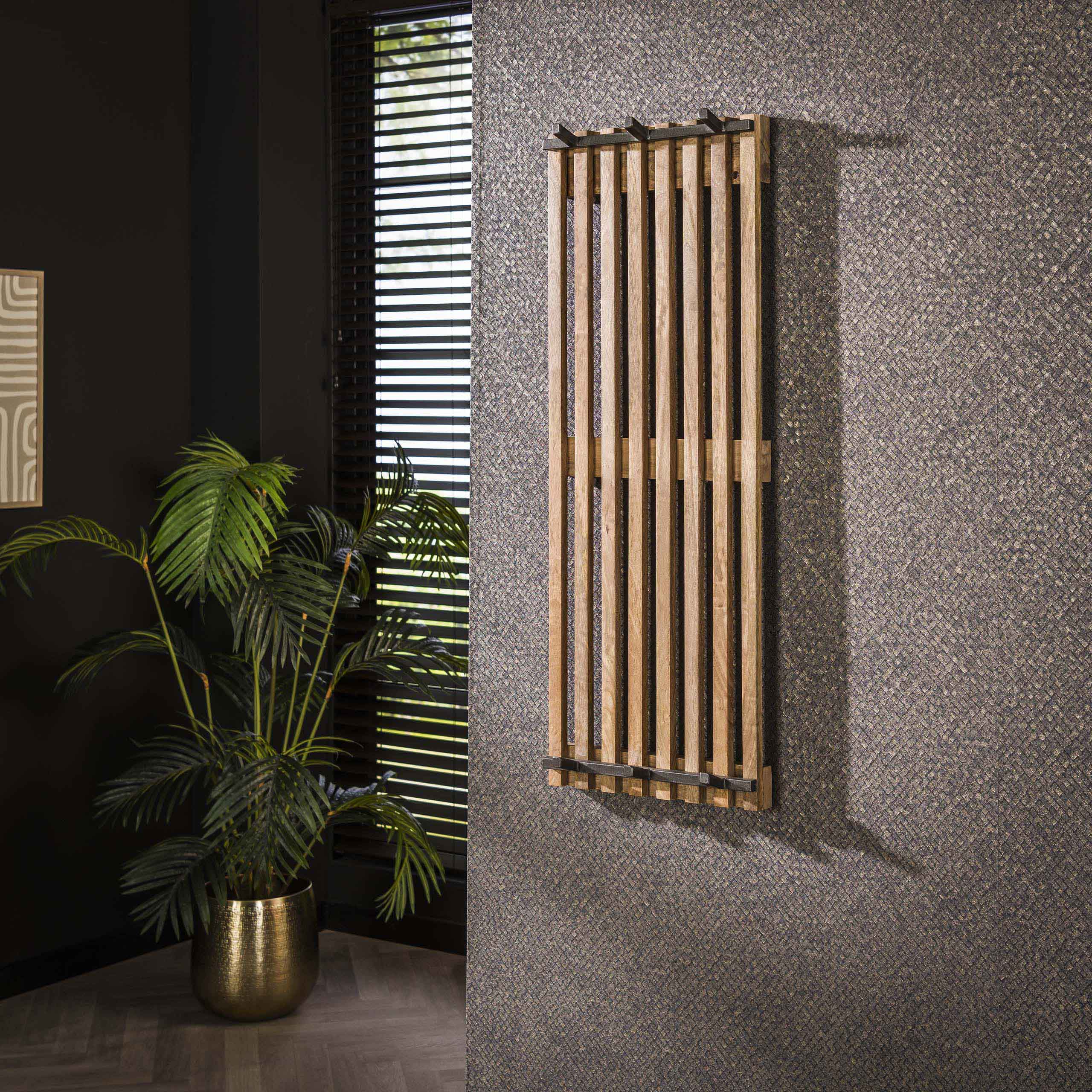 Klädställ tweak 2x3 krokar hög / Solid mango sand färg