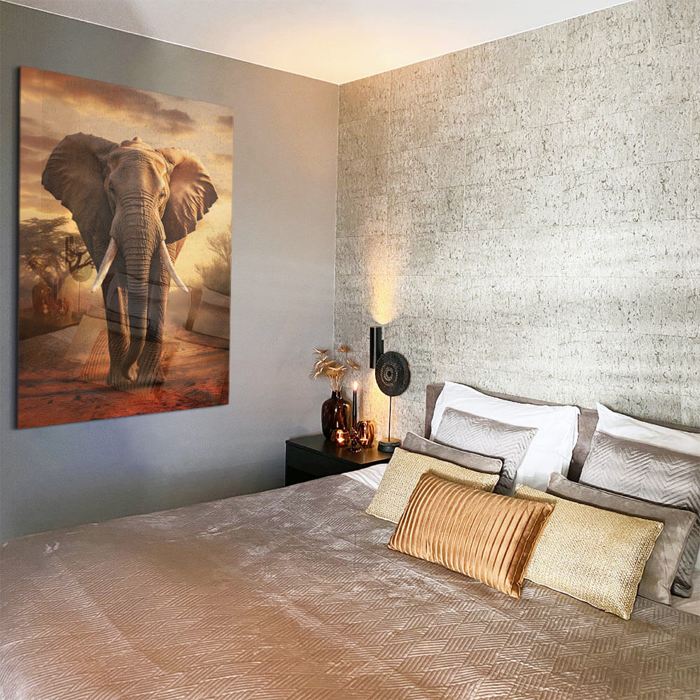 Elephant On The Road - Glas