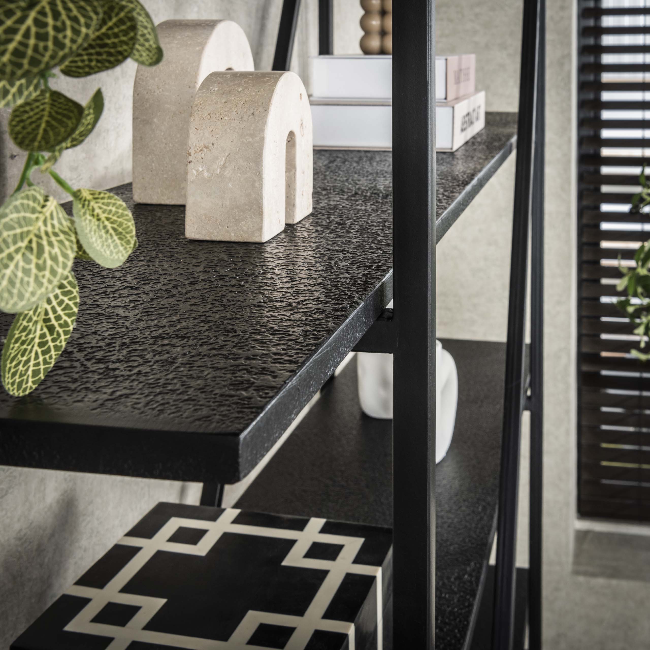 Väggställ Piega 5-lagers 140 cm - Grå