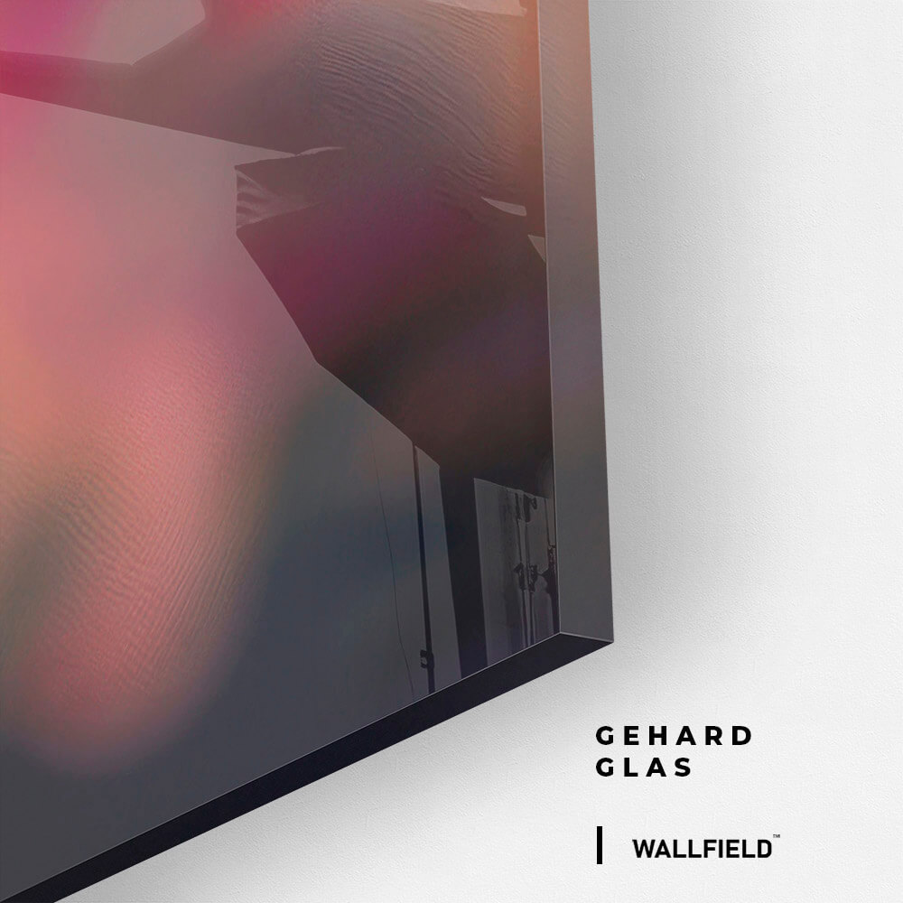 Lion in Flowers II – Glass