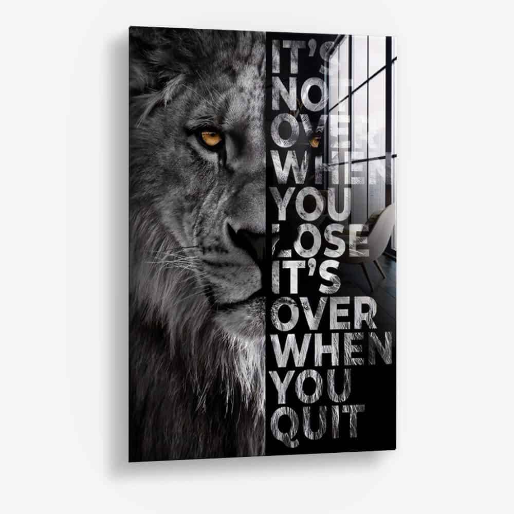 Never Give Up - Glas