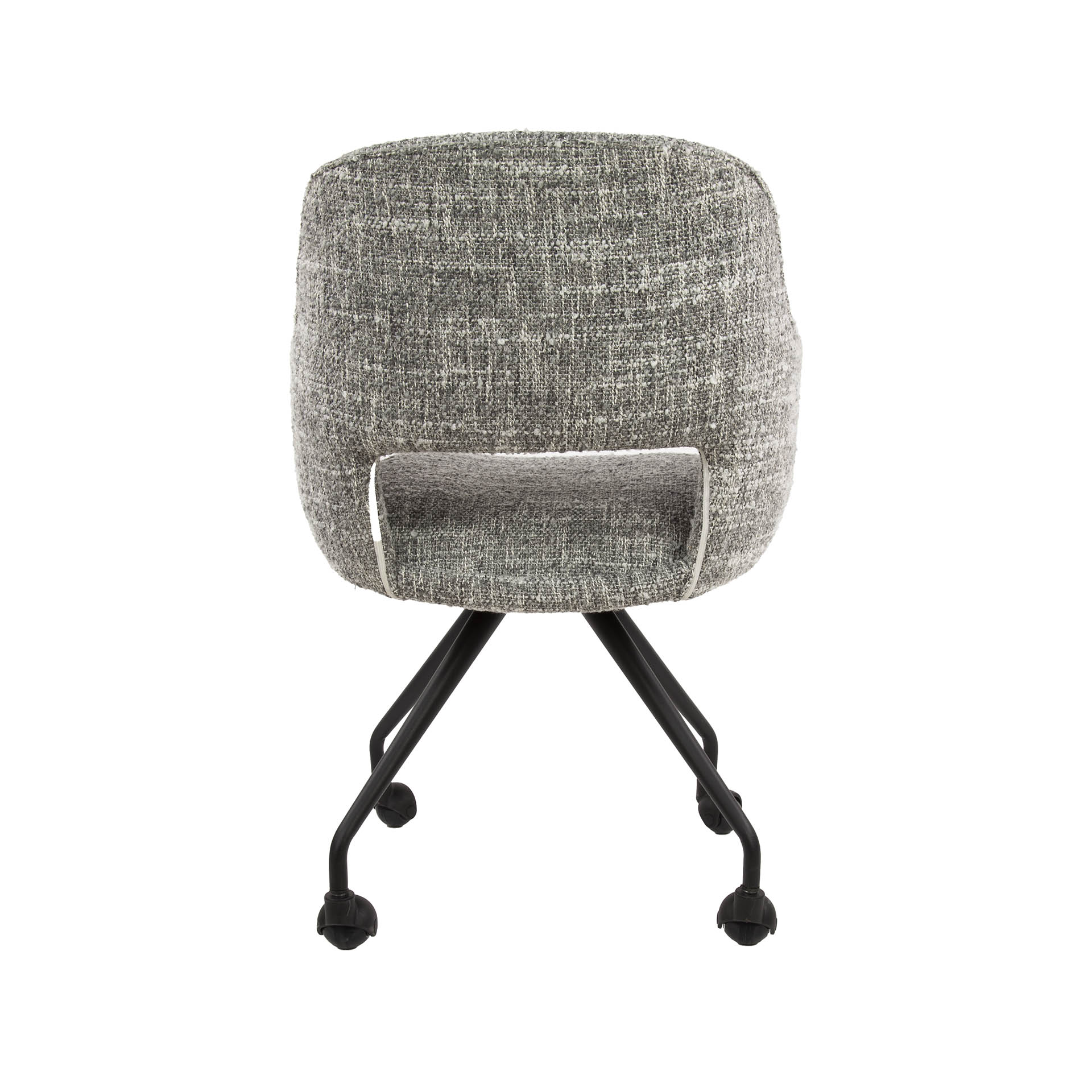 Fåtölj fjäderhjul VPE2 / Eagle stålgrå