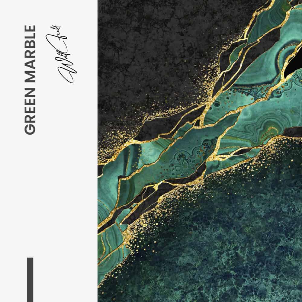Green Marble - Glas
