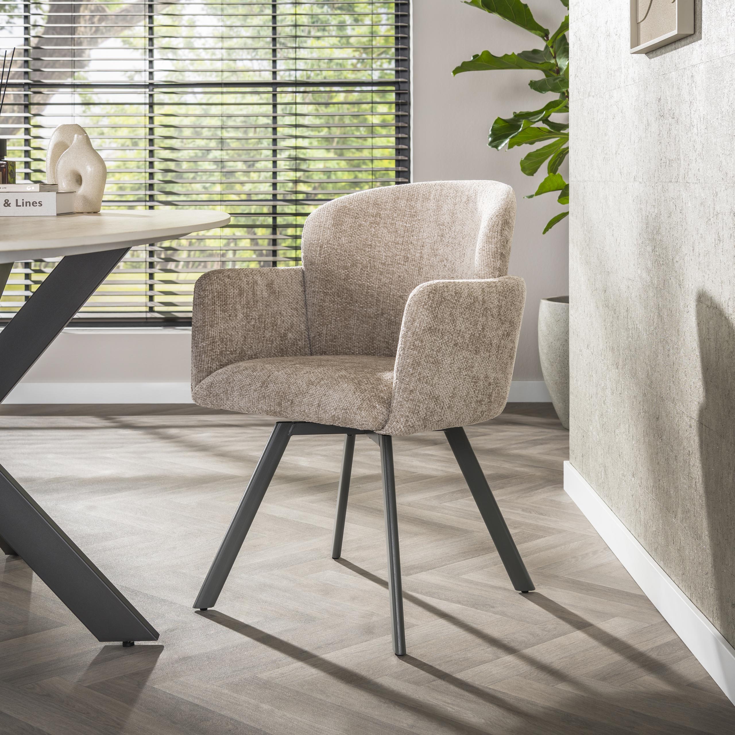 Fåtölj Embrace roterbar - set om 2 - Hoven sand