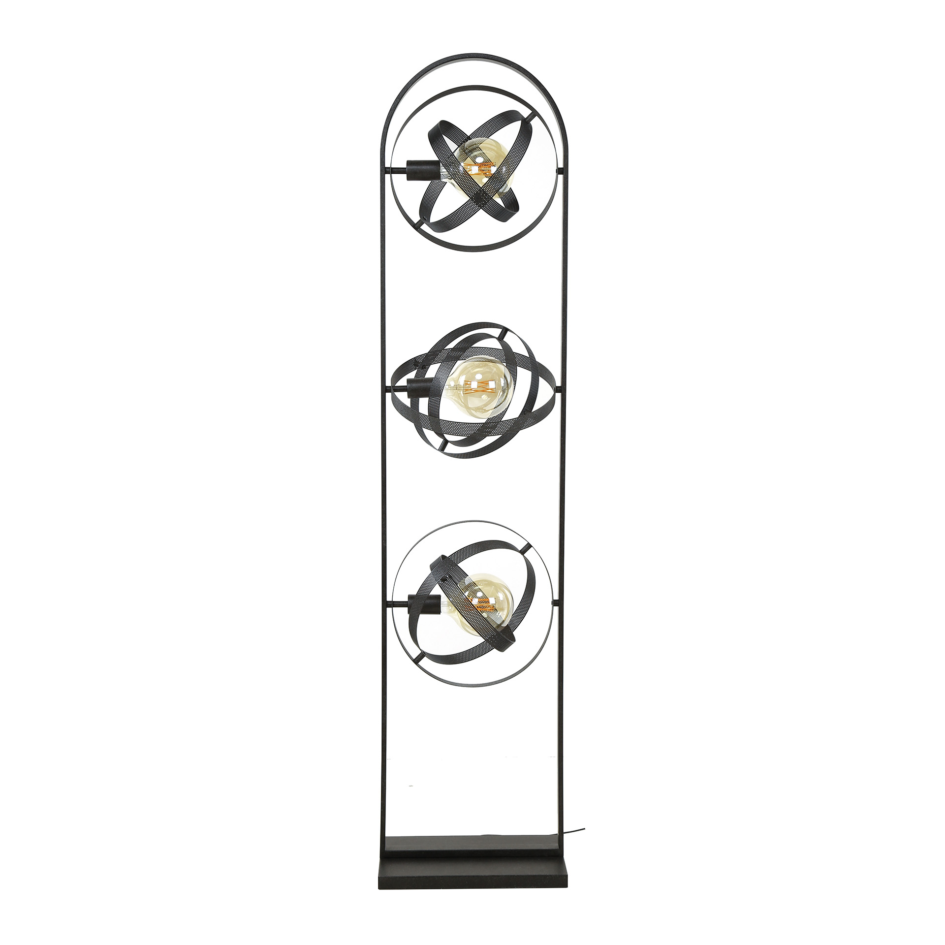 Golvlampa Cosmos 3-ljus Artic svart