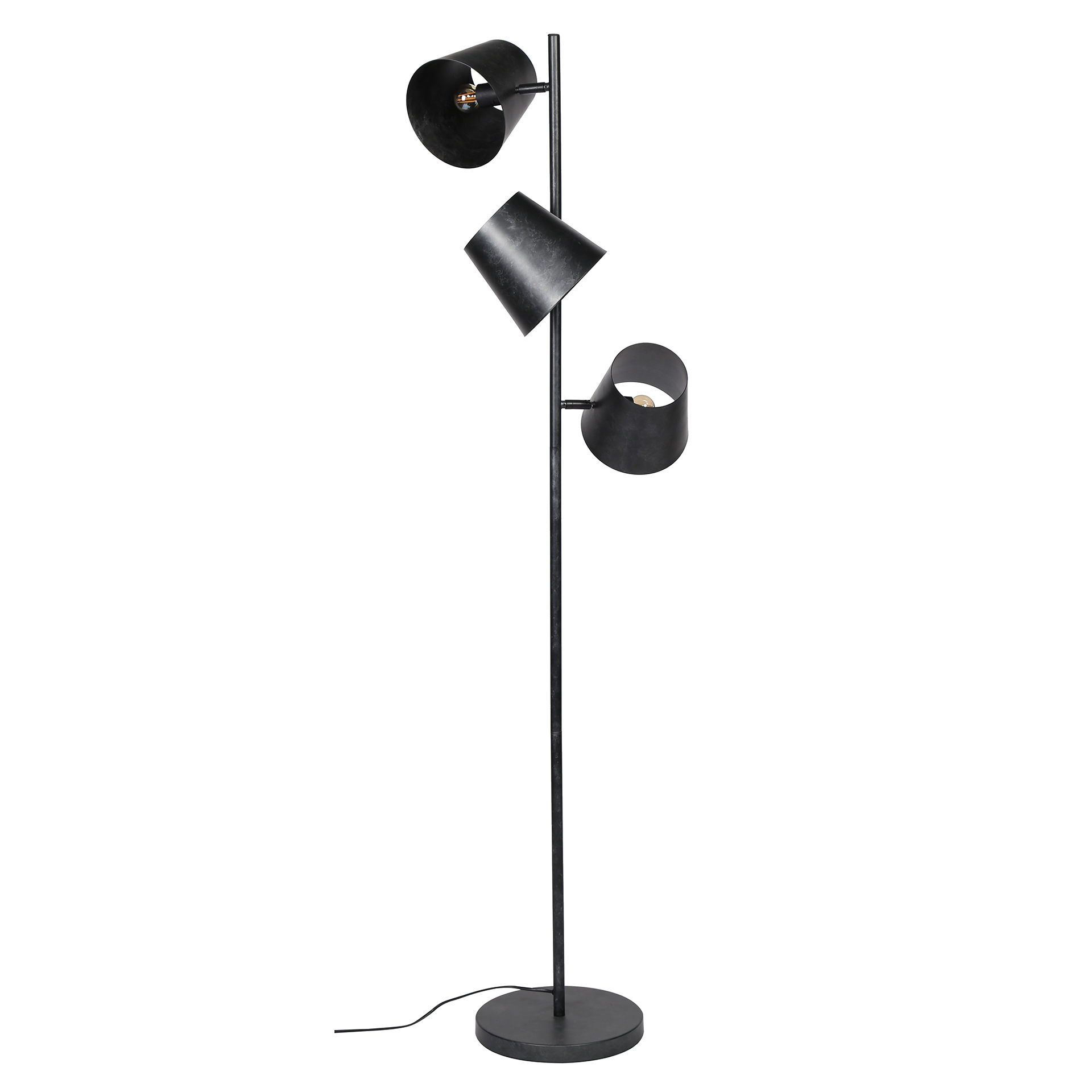 Golvlampa Kinetic 3-light - Charcoal