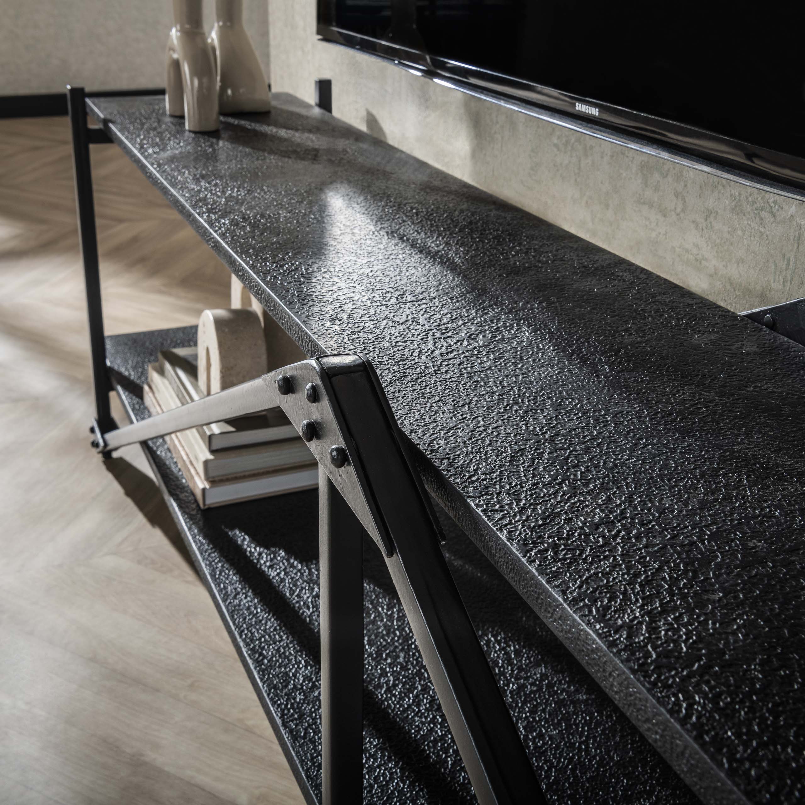 TV-skåp Piega 220 cm - Grå