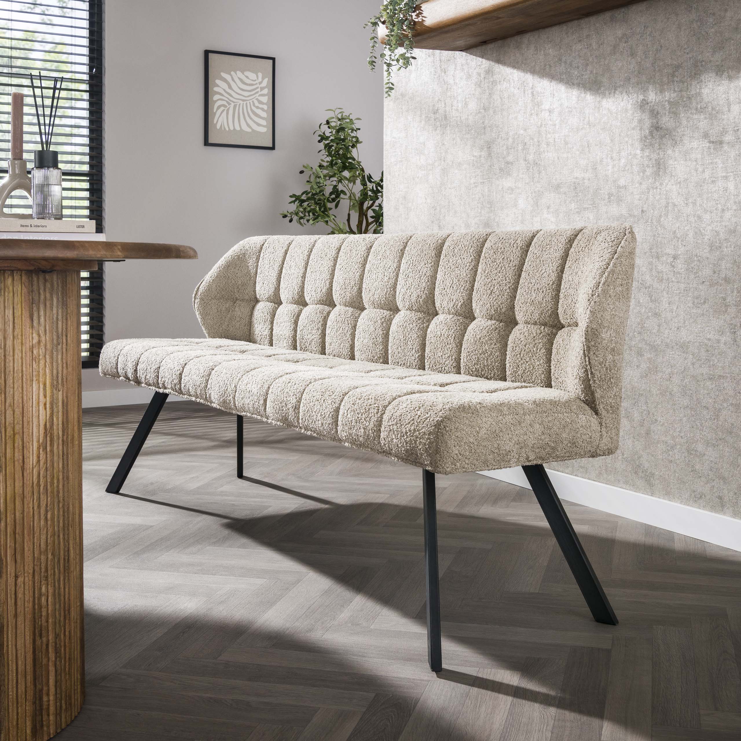 Matsoffa rutnät / Boucle sand färg