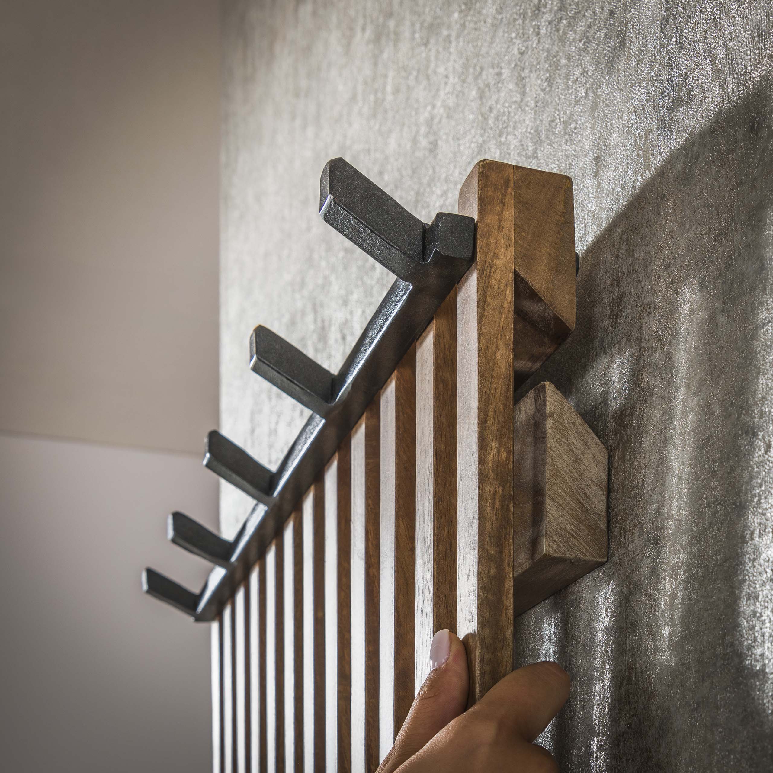 Klädhängare 14 krokar tweak / Solid mango sand färg