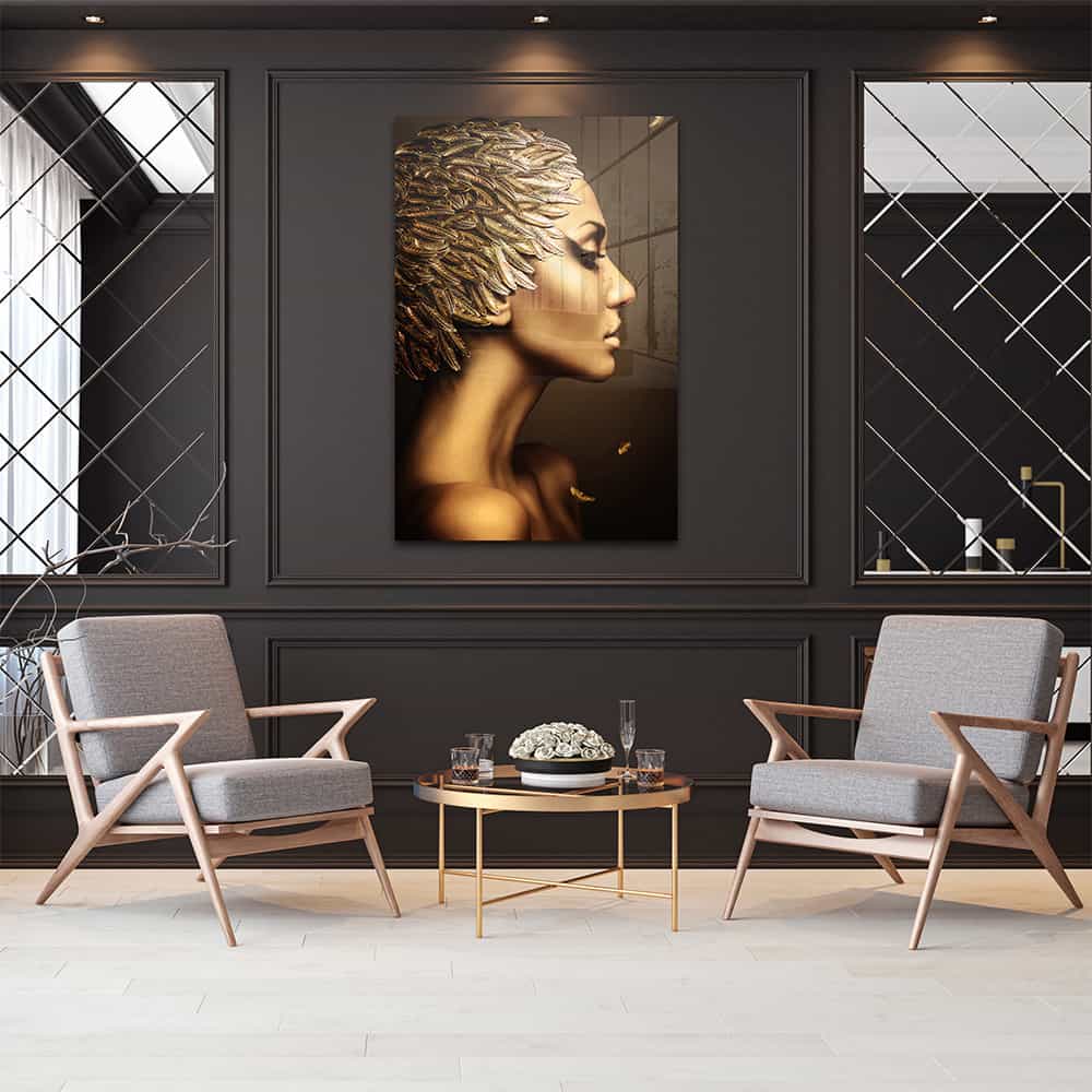 Feather Woman – Glass