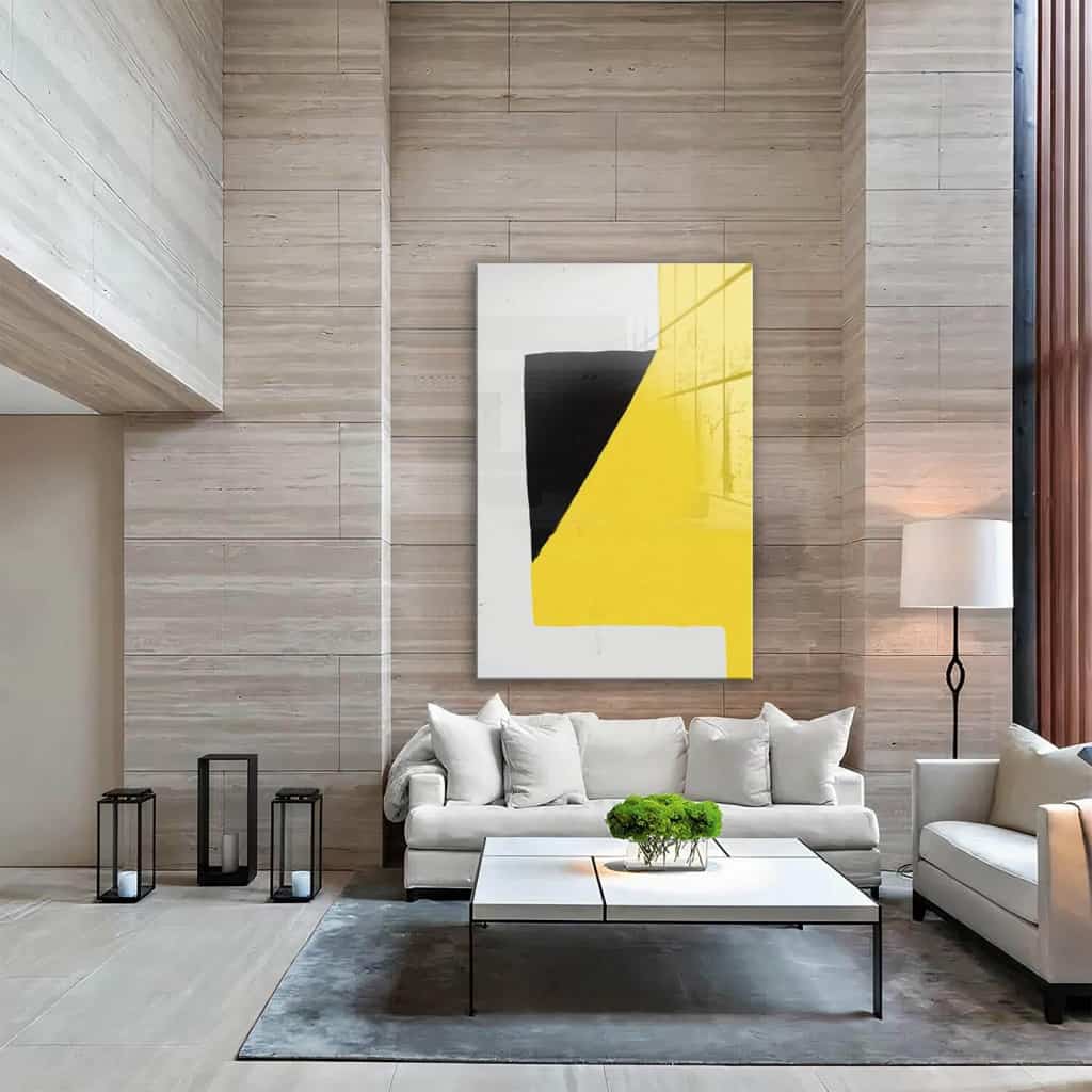 Yellow Symbol - Glas