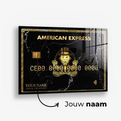 Custom AMEX (Gold) – Glass