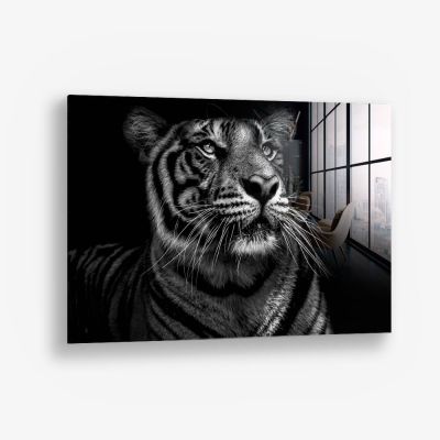 B&W Tiger – Glass