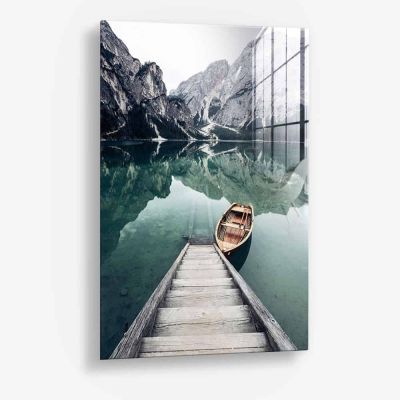 Boat At The Lake - Glas