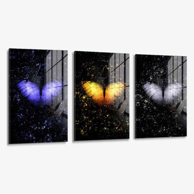 Bundle: "Butterfly Art" (3x) – Glass