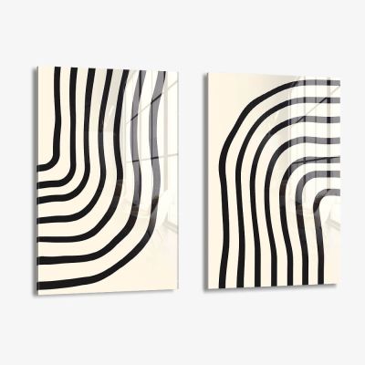 Bundle: "Linear Flow" (2x) – Glass