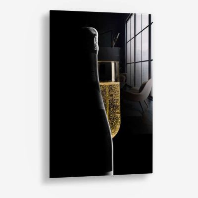 Champagne Silhouette – Glass