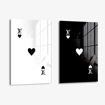 Bundle: "LV Hearts" (2x) – Glass