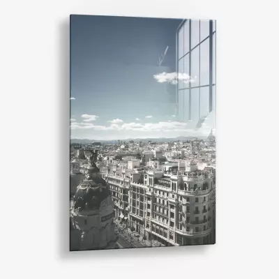 Madrid Skyline – Glass
