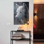Snowy Wolf - Glas - Bild 3