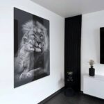 Lion With Cub - Glas - Bild 3