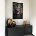 Lion Close-Up - Glas - Bild 3