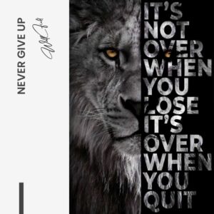 Never Give Up - Glass