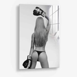 Boxing Babe - Glass