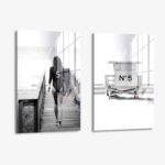 Set: “Beach” (2x) - Glas