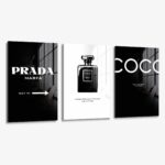 Set: Black Fashion (3x) - Glas