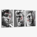 Set: Sculptures (3x) – Glas