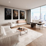 Set: "Big Cats" (3x) – Glas - Bild 3