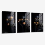 Set: "Golden Women" (3x) – Glas