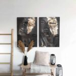 Set: "Golden Faces" (2x) – Glas - Bild 3
