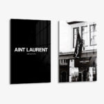Set: "Aint Laurent" (2x) – Glas