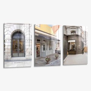 Set: "Fashion Stores" (3x) – Glas