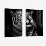 Set: "B&W Tiger" (2x) – Glas