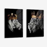Set: "The King Queen" (2x) – Glas
