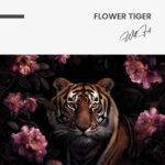 Flower Tiger – Glas - Bild 4