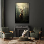 Forest Deer – Glas - Bild 3