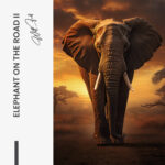 Elephant on the Road II – Glas - Bild 4
