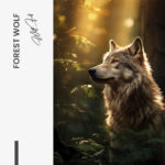 Forest Wolf – Glas - Bild 4