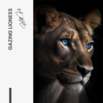 Gazing Lioness – Glas - Bild 4